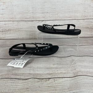 Ipanema Class Rockstar Womens Sz 6 Sandlals Black Lilac